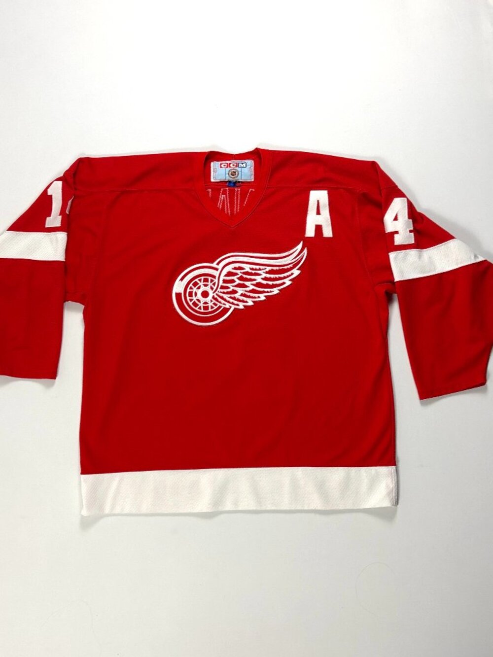 Vintage Detroit Red Wings CCM Brendan Shannahan #14 Sz XL Hockey Jersey Red
